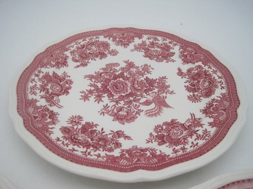 3 Stück - Villeroy & Boch Fasan rot - Kuchenteller / Frühstücksteller Ø 20 cm - Bild 4 von 10