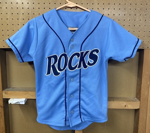 WILMINGTON BLUE ROCKS MiLB BLUE JERSEY YOUTH SMALL - Picture 1 of 7