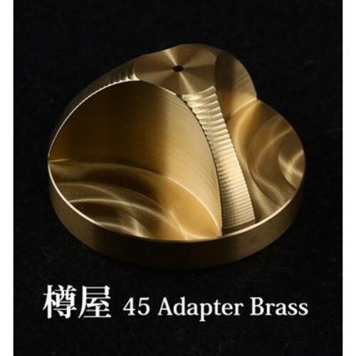 Adaptador Taruya 45 EPA-GD latón pesado dorado - Imagen 1 de 3