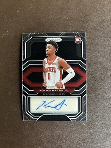 2020-21 Panini Prizm KENYON MARTIN JR Rookie Prizm Penmanship Auto RC ROCKETS