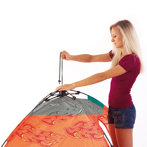 Pop Up Zelt Strandmuschel Strandzelt Wurfzelt Sonnenschutz 220 x 100 x 100 cm - Bild 3 von 3