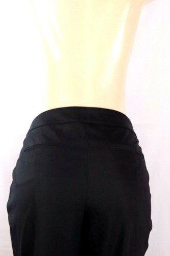 BRAND NEW CHICO'S SO SLIMMING BLACK FLAT FRON COTTON ANKLE PANT SIZE 12S - Picture 3 of 3