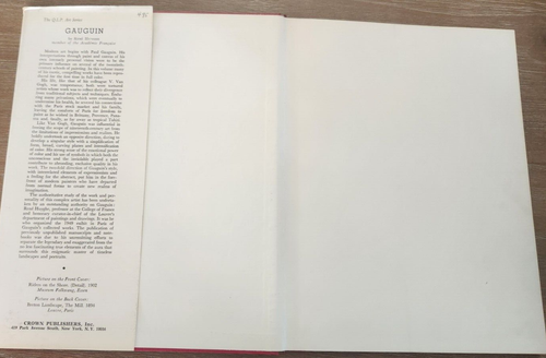 Gauguin Art Book by Rene Huyghe Hardcover - Bild 3 von 12