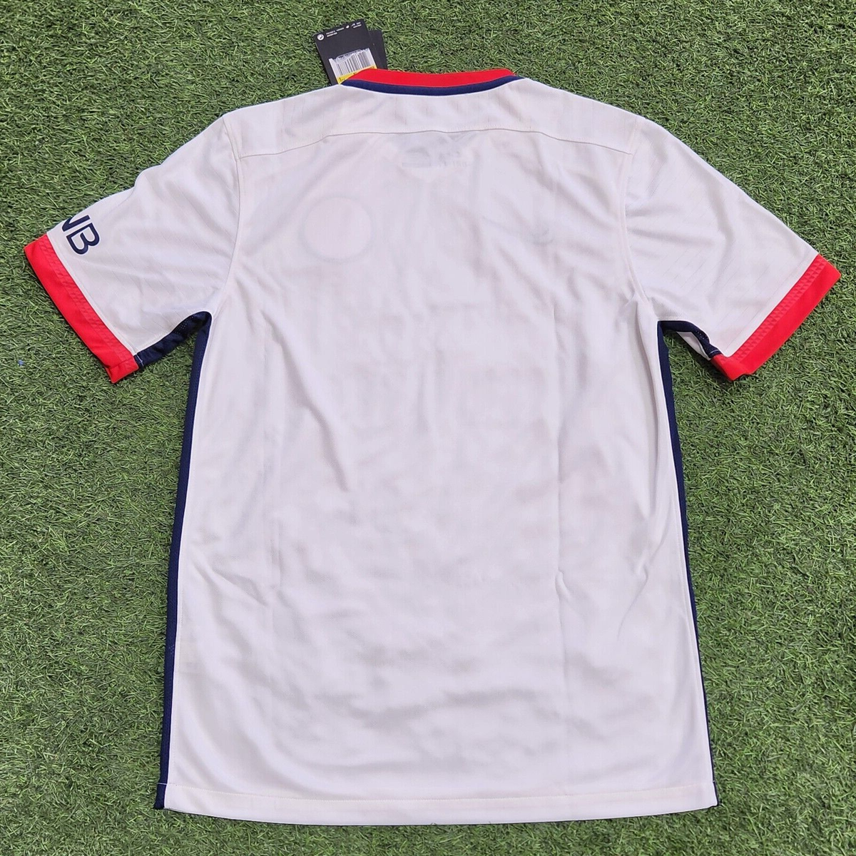Nike PSG Away 15-16 Men's Soccer Jersey Red-White-Blue | eBay