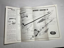 Estes  Flying Model Rocket Instructions Mercury-Redstone III Rocketry EX