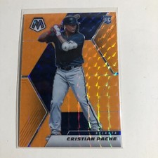 Christian PACHE(Braves) 2021 Mosaic ORANGE Fluorescent RC #230 Rookie# /25