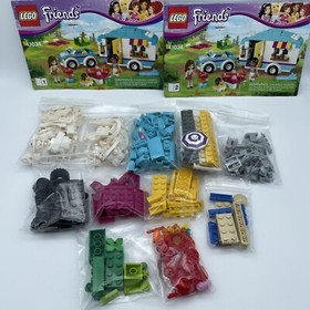Lego Friends 2 Set 41034 Camping , 41319 Snowing With Instructions ALL COMPLETE