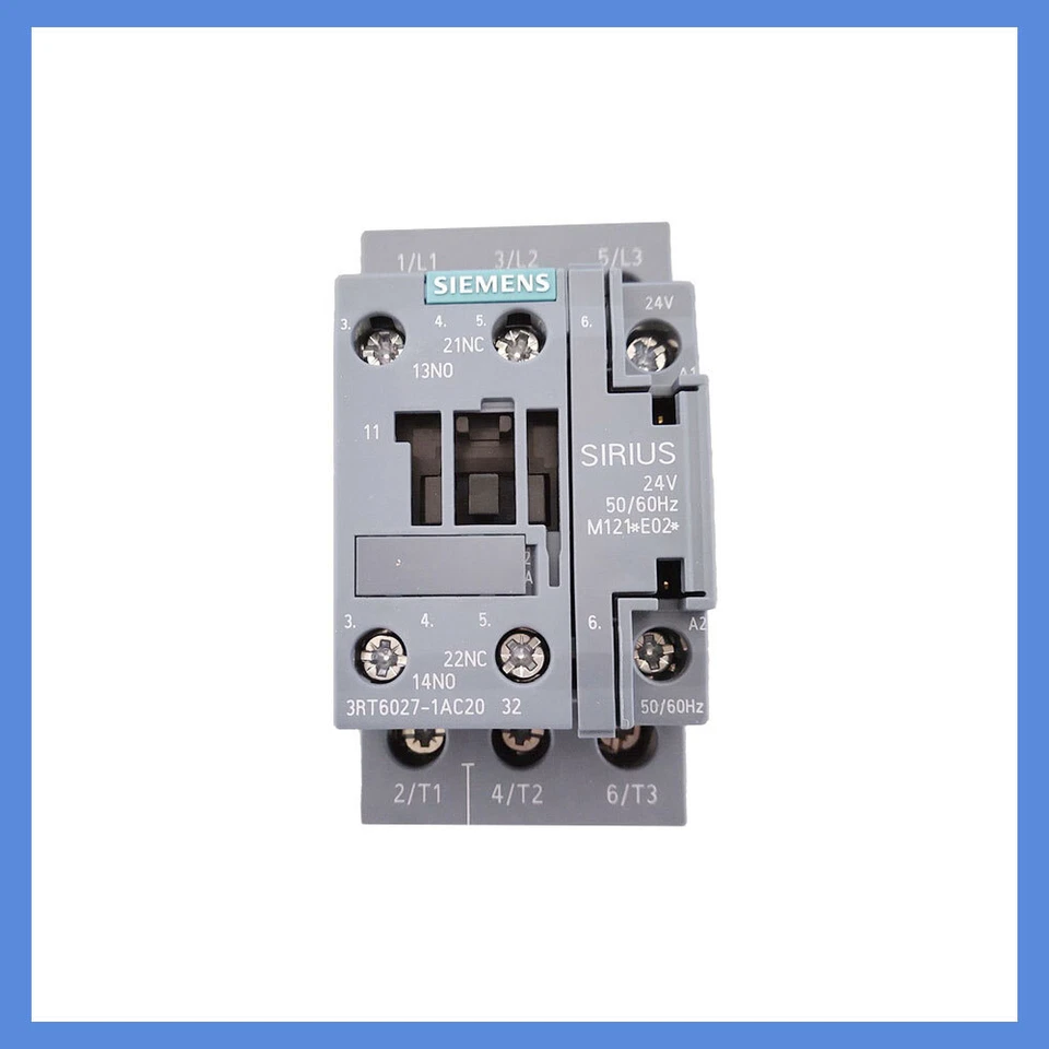 1P SIEMENS contactor 3RT6027-1AC20 AC24V 3RT6027 1AC20 Brand new Fast Shipping - Image 2 of 3