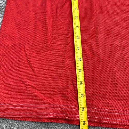 Camisa polo Tommy Bahama Supima tejida para hombre XL manga corta roja dobladillo recto - Imagen 6 de 8
