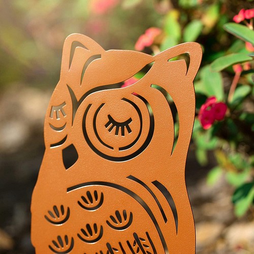 Iron Animal Sculptures Holiday Gifts Plug-In Sculptures Decor for Outdoor Garden - Picture 18 of 18