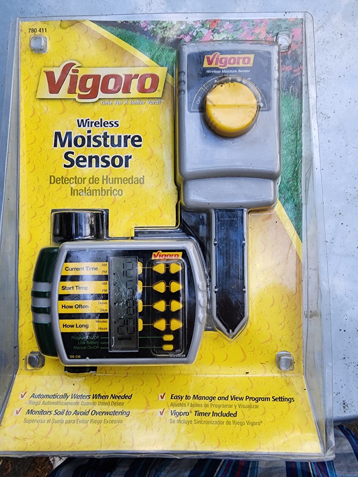 Vigoro Wireless Moisture Sensor and Timer Set eBay