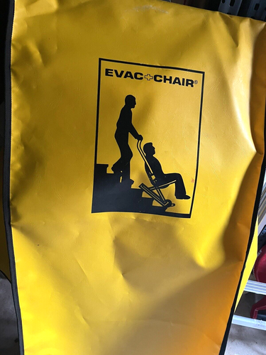 Evac Chair 300H (MK4) - 400lbs Blue Yellow Emergency Stair Lift Chair - Picture 4 of 5