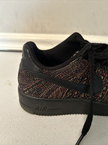 2015 Nike Air Force 1 Ultra Flyknit Low Black Multicolor 817419-001 Size 8 - Picture 12 of 13