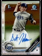 L6,484 - 2019 Bowman Chrome Draft Autographs #CDASJ Seth Johnson
