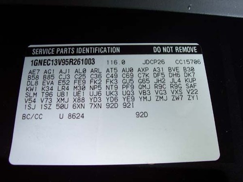 00 01 02 03 04 05 06 BRAZO DE CONTROL SUPERIOR TAHOE DELANTERO 446079 - Imagen 5 de 5