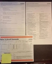 Delta Air Lines Notice to Aircraft Commander Dangerous Goods/Dry Ice Checklist