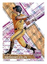 ANTHONY VOLPE 2019 ELITE EXTRA EDITION #30 DIE-CUT STATUS PURPLE #114/125 BF6523