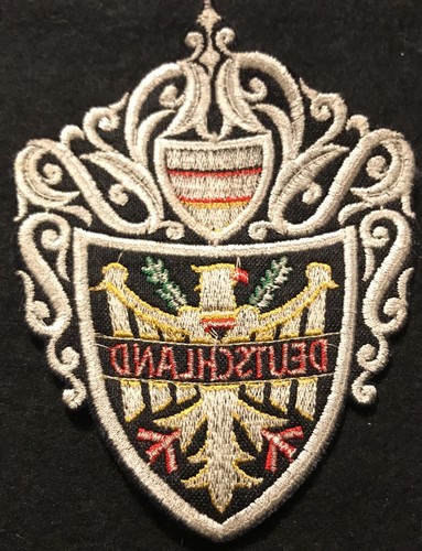 ALEMANIA Parche de viaje de recuerdo grande escudo de armas solapa insignia escudo - Imagen 3 de 3