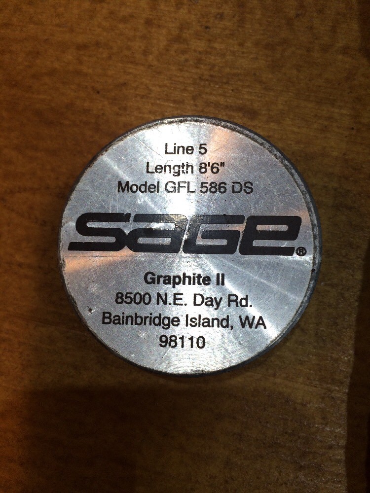 SAGE GFL 586 DS 8'6'' Condition 5 Fly Rod Mint Condition 79fffb SAGE GFL 586 DS 8'6'' Condition 5 Fly Rod Mint Condition 79fffb