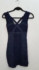 FOREVER 21 WOMENS SZ SMALL BLUE SLEEVELESS BODYCON SHEATH DRESS PARTY 