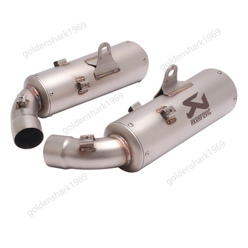 Puntas de escape izquierda derecha silenciador tubo deslizamiento para Ducati Hypermotard 950 2019-2023 - Imagen 3 de 6