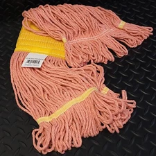 Genuine Joe - SOR5BEA - Wide Band Cotton/Synthetic Blend Mop Head - Case/12