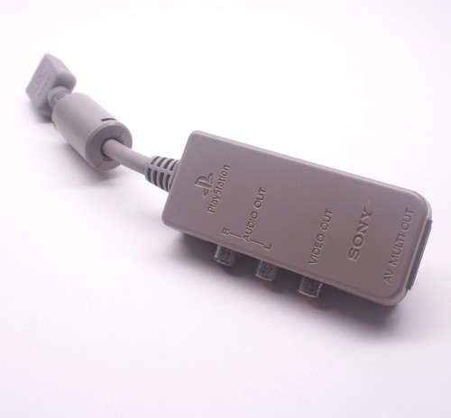 Cable de cable de video salida múltiple adaptador AV oficial Sony PS1 para Guncon vendedor de EE. UU. - Imagen 2 de 5
