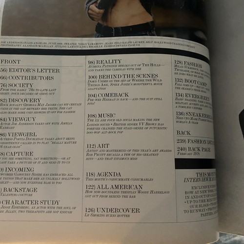 Interview Magazine November 2009 Kristen Stewart, Lady Gaga No Label - Picture 3 of 4