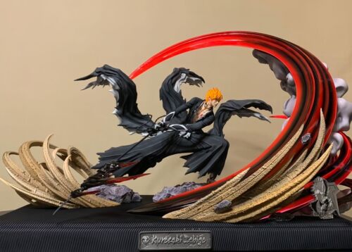 IN STOCK! Anime BLEACH Kurosaki Ichigo LED Light GK Figure PVC Statue Collection - Picture 6 of 9
