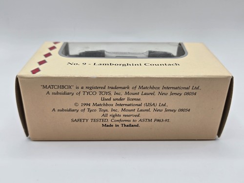 Matchbox Collectors Choice 1994 Limited Edition Mini No 9 Lamborghini Countach - Picture 3 of 6