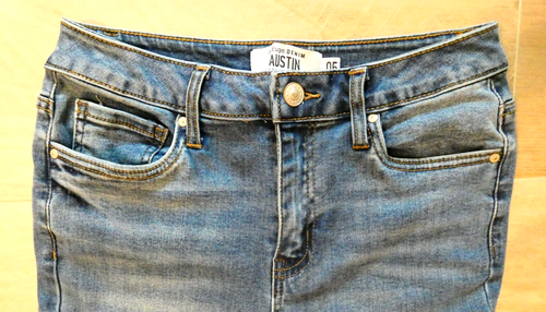 REFUGE Denim women's junior's jeans AUSTIN Size 5 High Rise Flare Excellent! - 第 2/4 張圖片