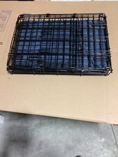 24 "Pet kennel Cat dog folding steel crate steel wire metal animal enclosure