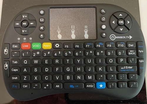 2.4 GHZ Wireless 92 quick keys mini keyboard touch-pad for PC Android brand new - Picture 2 of 3