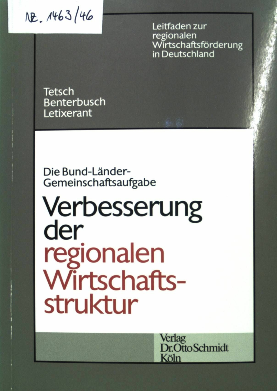 Die Bund-Länder-Gemeinschaftsaufgabe