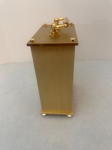 Seiko Mantel Clock QQF142G - Dual Chimes - Westminster Whittington - Gold Tone - Picture 3 of 13