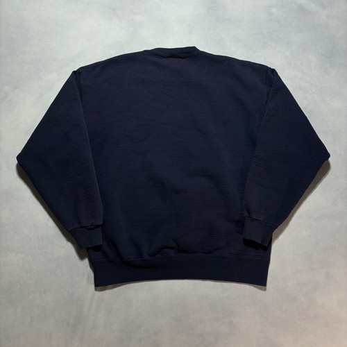 Vintage Horse Sweatshirt Crewneck Graphic Print Size Large Navy Blue Heavyweight - Picture 4 of 9