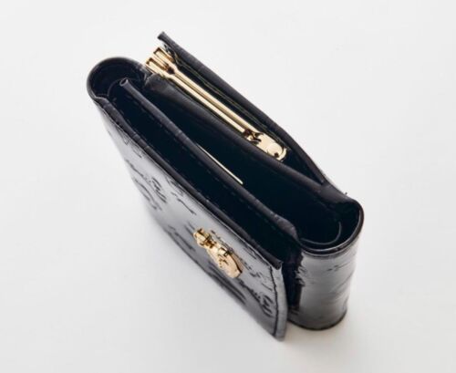 Vivienne Westwood Gamaguchi Trifold Wallet Color Black orb New - Picture 5 of 5