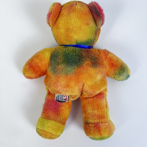 Jacksonville Florida Symbolz Tie Dyed Bean Bag Bear Plush 8" Souvenir - Picture 5 of 7