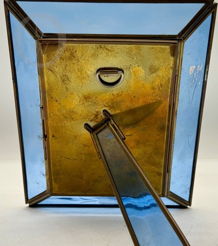 Stain Glass Mirror*7" x 5.5" Opens Like A Picture Frame*24297D S220 - Picture 3 of 7