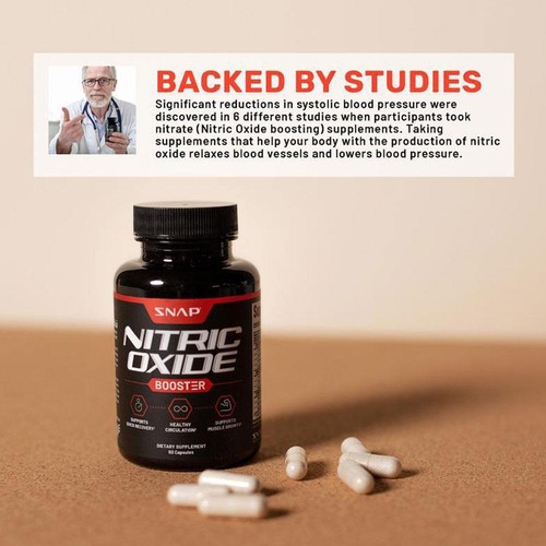 Booster ossido nitrico - L-arginina, L-citrullina + pacchetto salute prostata - Foto 4 di 9