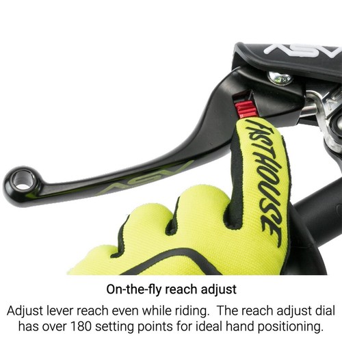 ASV F4 Blue Front Brake Lever with Std Perch for Honda CRF70-F 2007 - Picture 3 of 6
