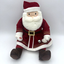 VTG Polar Express Hallmark Plush Talking Santa Claus Bell Magic of Christmas