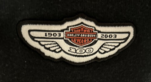 Harley Davidson Black Tank Top 100 Year Anniversary 2003 Women’s XL Vintage - Picture 4 of 10