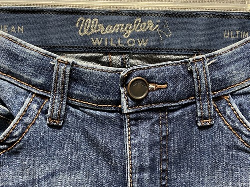 Wrangler Willow Ultimate Reitjeans Maße 30 x 33 Rebecca Bootcut Größe 7 - 8 - Bild 3 von 6