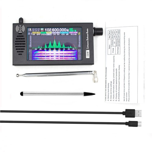 SDR Radio DSP Digital Demodulation Shortwave FM MW SSB CW HAM Radio Receiver - Zdjęcie 8 z 11