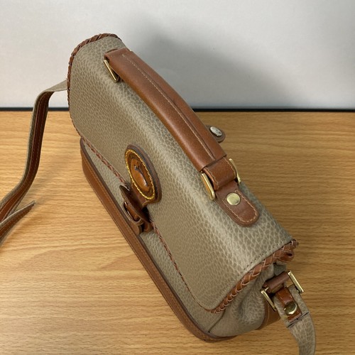 Bolso bandolera de colección Dooney & Bourke marrón bronceado cuero Essex como nuevo - Imagen 6 de 17