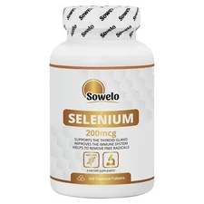 Selenium 200mcg Tablets – Antioxidant Protection & Immune Support – Sowelo