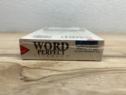Vtg WORD Perfect Literacy VHS Tape With 3 1/2 Inch Flopy Disc For IBM Sealed - Picture 6 of 7