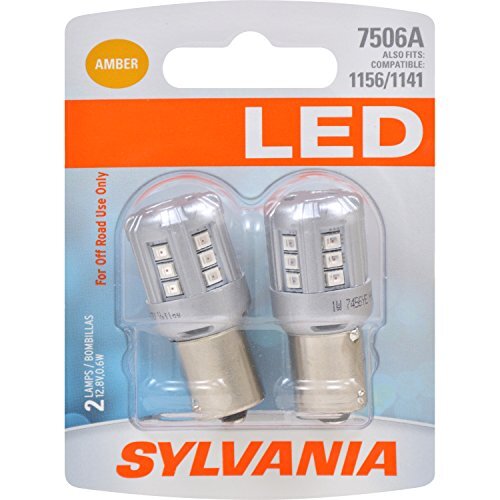 SYLVANIA - 7506 LED Amber Mini Bulb - Bright LED Bulb (Contains 2 Bulbs) - Bild 1 von 7