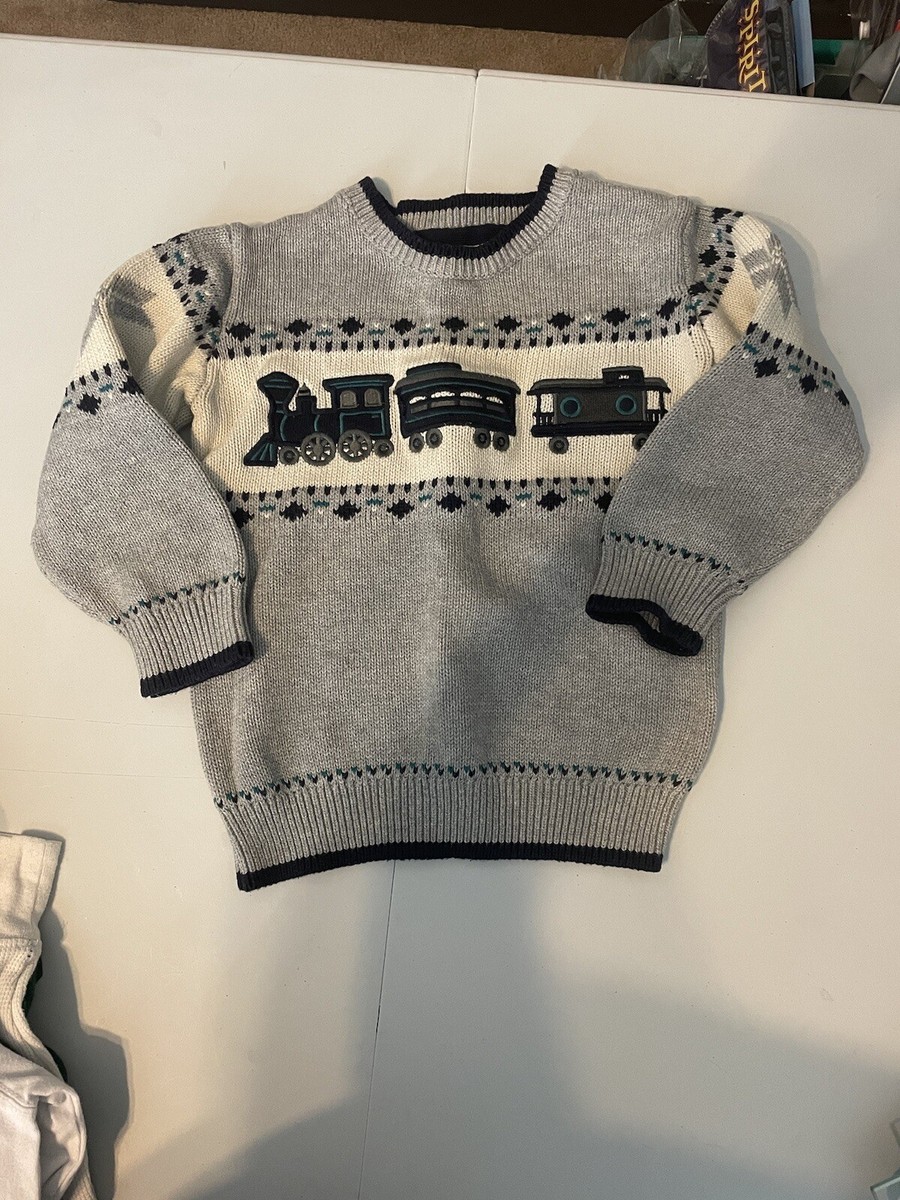 Gymboree 2T Holiday/ Christmas Sweater with Train - Excellent Used